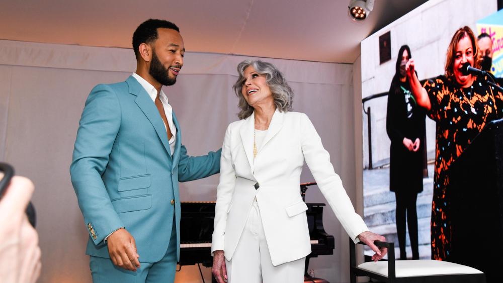 John Legend and Jane Fonda