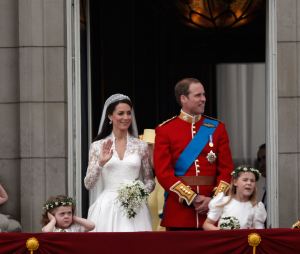 Kate Middleton and Prince Williams at their Royal Wedding in April, 2011.