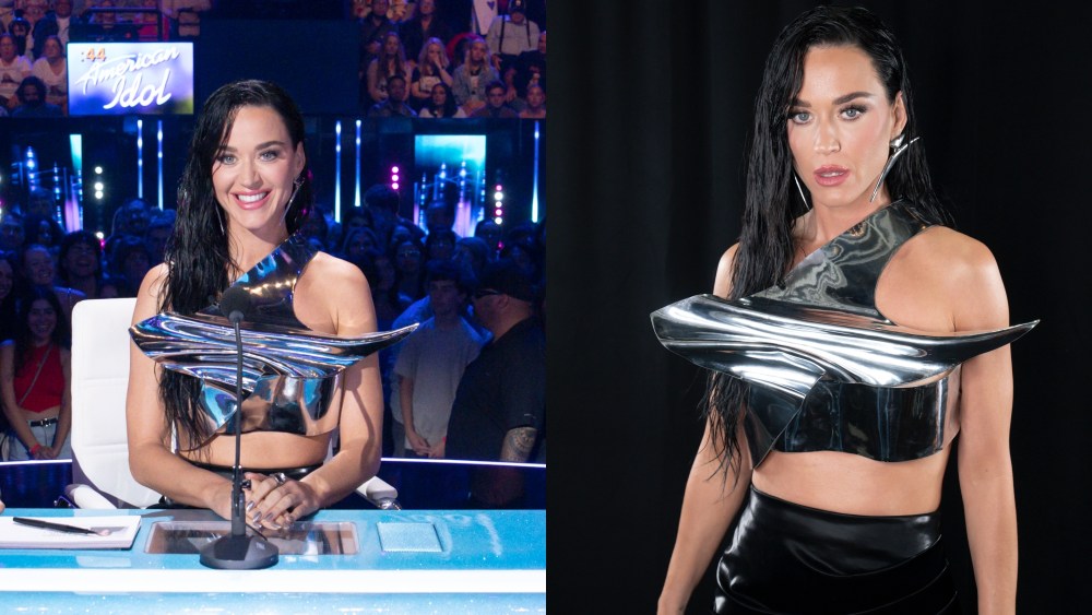 Katy Perry on "American Idol" on April 15