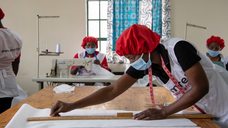 Garment workers in Nairobi, Kenya.