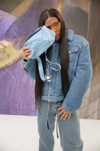 Law Roach in the front row at Loewe Men's Fall 2023.