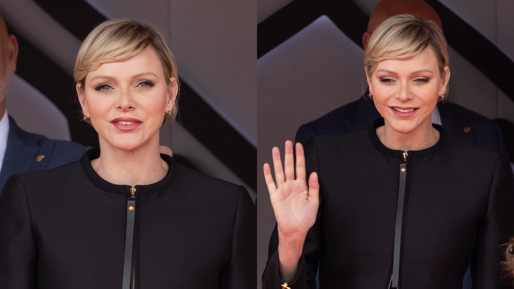 Princess Charlene of Monaco attends the 2024 Monaco E-Prix on April 27, 2024 in Monte-Carlo, Monaco, louis vuitton