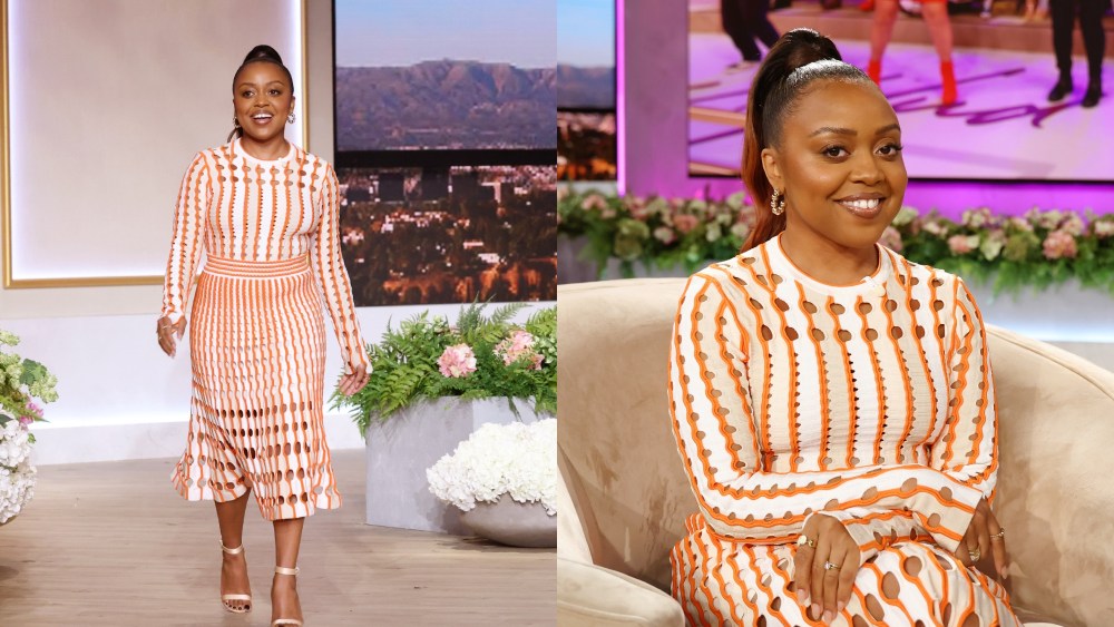 Quinta Brunson on "The Jennifer Hudson Show" on April 8.