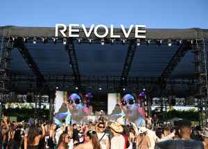 The scene at Revolve Festival at Coachella 2024.