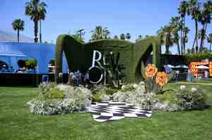 The scene at Revolve Festival at Coachella 2024.