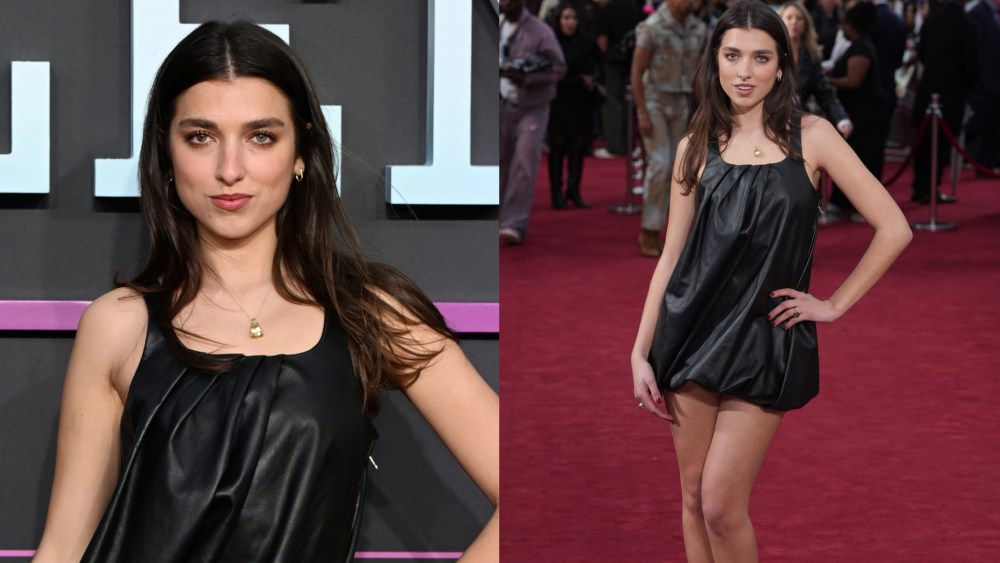 Rina Lipa at the "Challengers" U.K. premiere on April 10 in London.