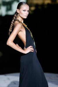 Natasha Poly Roberto Cavalli's spring 2007 show.