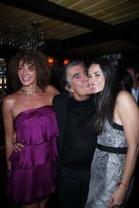 Roberto Cavalli and Demi Moore attend a party for the Just Cavalli store opening at the Waverly Inn in New York City in 2007