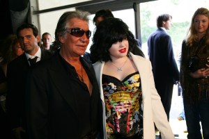 Kelly Osbourne and Roberto Cavalli at his Just Cavalli spring 2006 runway show