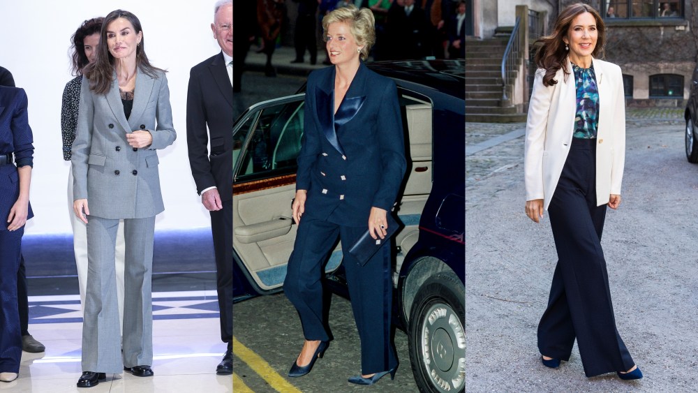 Queen Letizia, Princess Diana, Mary Queen of Denmark, Power Suits