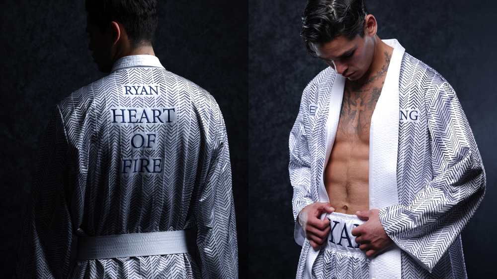 Ryan Garcia in custom Armani