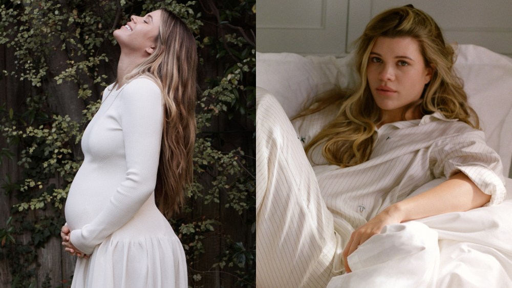 pregnant Sofia Richie Grainge for Stuart Weitzman, baby bump