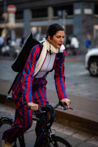 Street style at Salone del Mobile.Milan 2024.