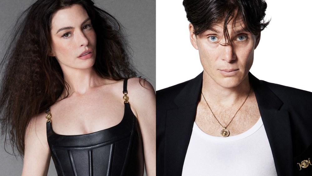 Versace Icons Campaign Featuring Anne Hathaway and Cillian Murphy, Photos