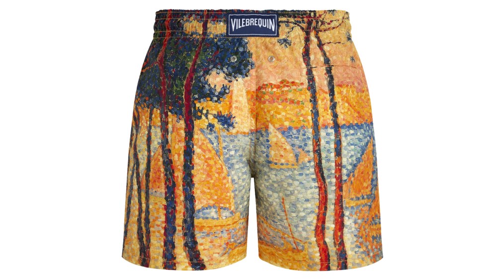 Swimming shorts from the Vilebrequin collaboration with the Signac Archives.