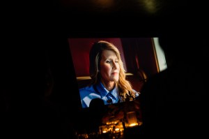 The scene at a dinner hosted by Laura Dern and Gherardo Felloni.