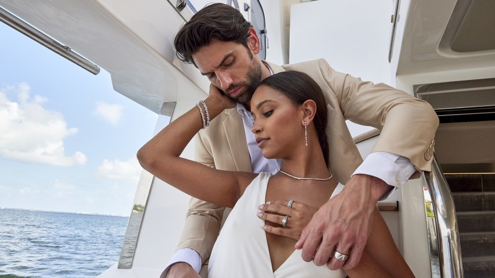 The NFL teams with jewelry label With Clarity for a men's wedding bands collection