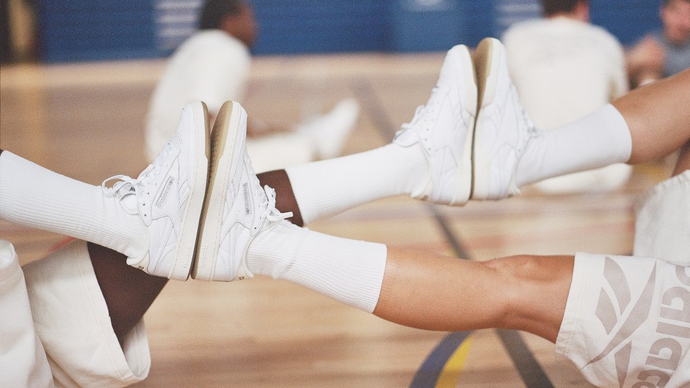 Reebok's Club C collab with Palace