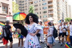 Marchers during the parade day