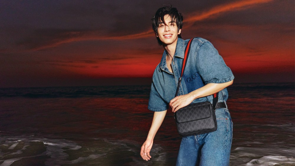 The actor Song Weilong fronts the Gucci 520 campaign for the Chinese Valentine's Day