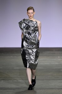 A model walks the runway during the Rory William Docherty show during Australian Fashion Week Presented By Pandora 2024 at Carriageworks on May 13, 2024 in Sydney, Australia.