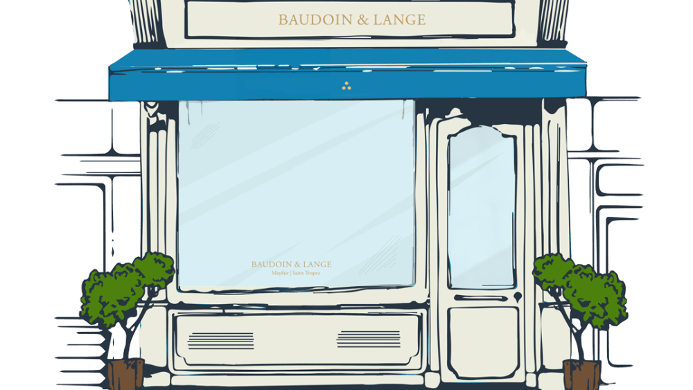 Baudoin & Lange store in Saint Tropez