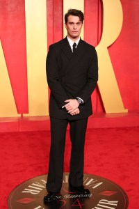 Nicholas Galitzine at the 2024 Vanity Fair Oscar Party held at the Wallis Annenberg Center for the Performing Arts on March 10, 2024 in Beverly Hills, California.