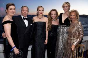 The scene at the Chopard Once Upon A Time event and runway at Cannes.