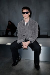 Nicholas Galitzine at Fendi Men’s Fall 2024 as part of Milan Men's Fashion Week held on January 13, 2024 in Milan, Italy.
