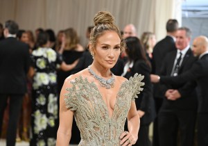 Jennifer Lopez at the 2024 Met Gala: "Sleeping Beauties: Reawakening Fashion" held at the Metropolitan Museum of Art on May 6, 2024 in New York City.