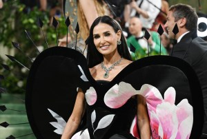 Demi Moore at the 2024 Met Gala: "Sleeping Beauties: Reawakening Fashion" held at The Metropolitan Museum of Art on May 6, 2024 in New York City.