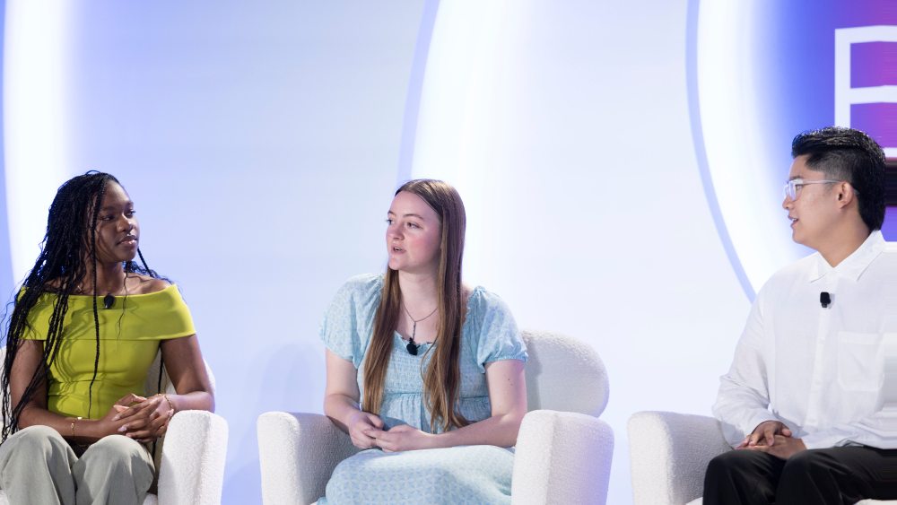 Kyla Davis, Morgan Kennedy, and Lorenzo Wong
