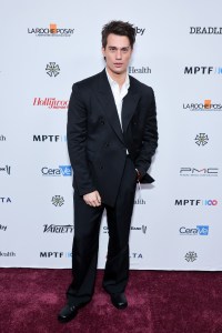 Nicholas Galitzine attends MPTF's 22nd Annual Night Before at Fox Studio Lot on March 09, 2024 in Los Angeles, California.