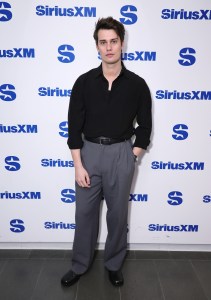 Nicholas Galitzine visits SiriusXM at SiriusXM Studios on March 25, 2024 in New York City.