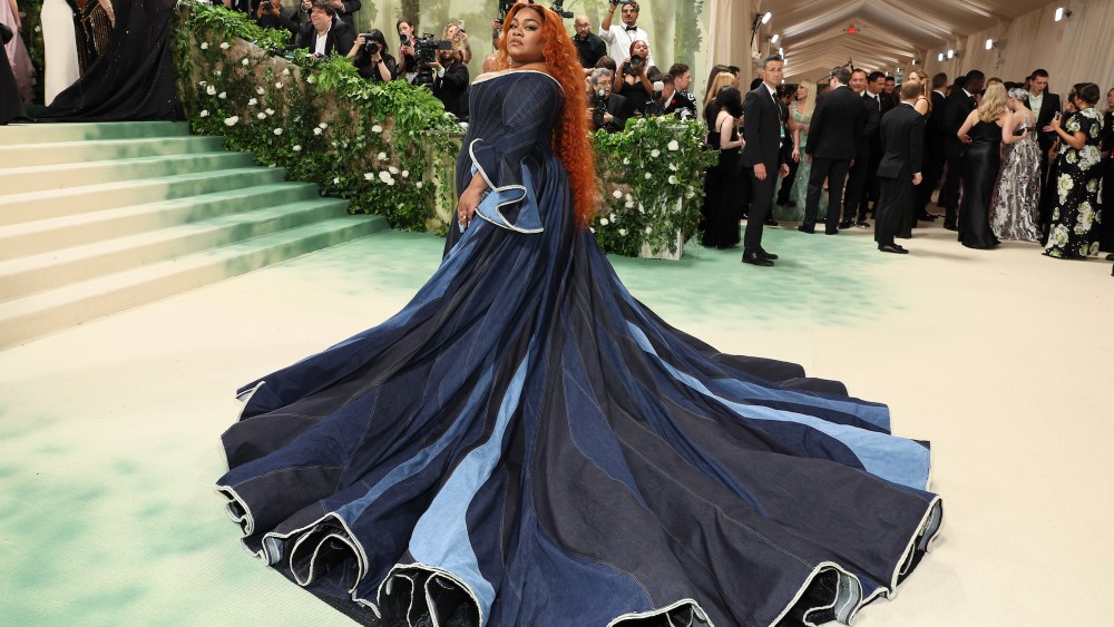 Designers found ways to incorporate denim onto the Met Gala red carpet Tuesday night.