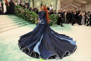 Designers found ways to incorporate denim onto the Met Gala red carpet Tuesday night.