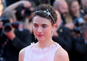CANNES, FRANCE - MAY 17: Margaret Qualley attends the "Kinds Of Kindness" Red Carpet at the 77th annual Cannes Film Festival at Palais des Festivals on May 17, 2024 in Cannes, France. (Photo by Kristy Sparow/Getty Images)