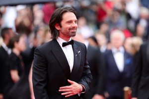 CANNES, FRANCE - MAY 20: Sebastian Stan attends the "The Apprentice" Red Carpet at the 77th annual Cannes Film Festival at Palais des Festivals on May 20, 2024 in Cannes, France. (Photo by Andreas Rentz/Getty Images)