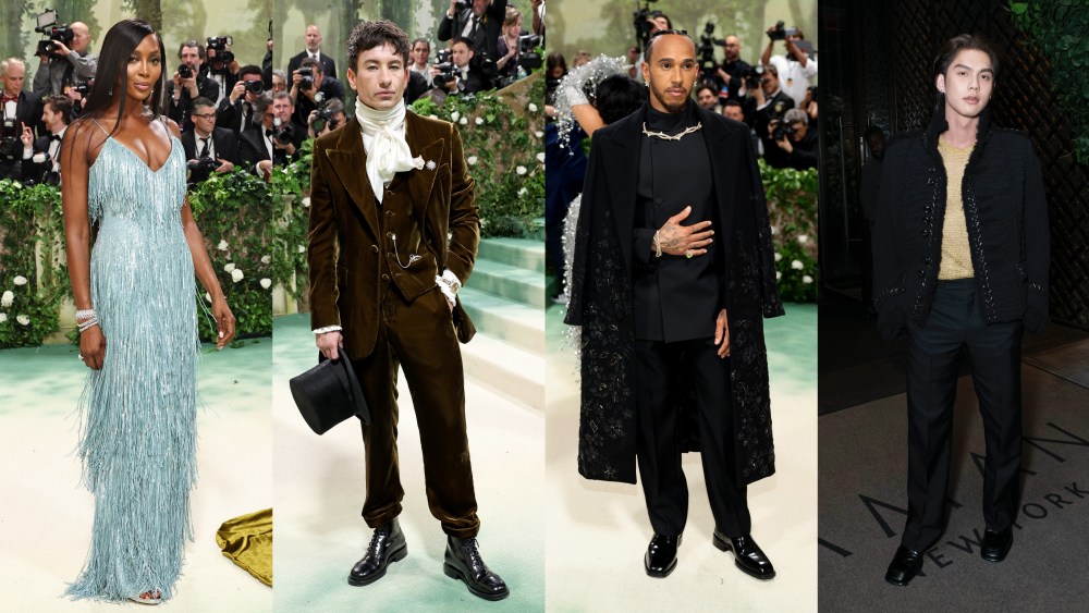 Naomi Campbell, Barry Keoghan, Lewis Hamilton and Bright at the Met Gala