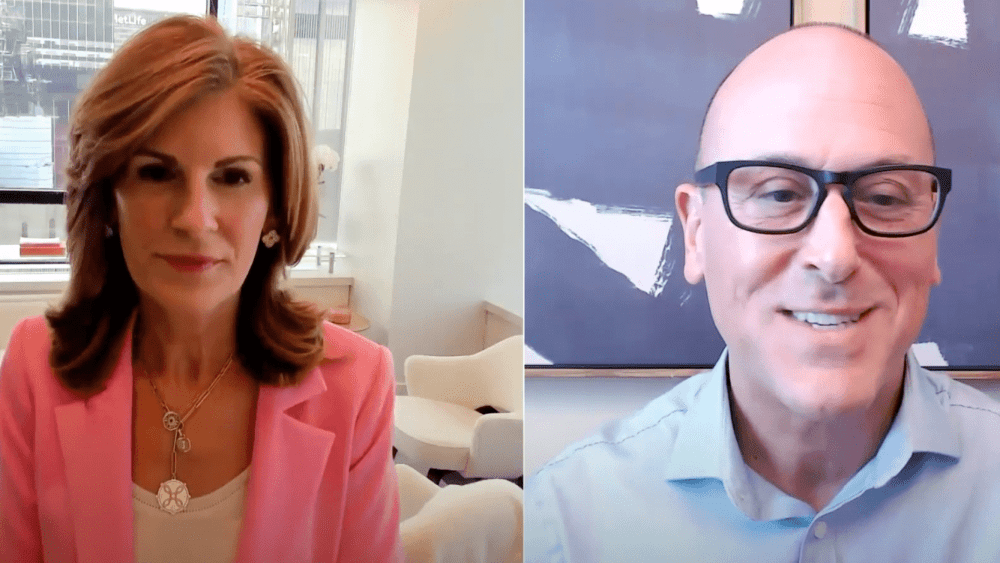 Blackstone’s Jennifer Morgan and Accenture’s Frank Zambrelli.