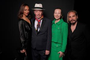 Zoe Saldana, Jacques Audiard, guest and Marco Perego
