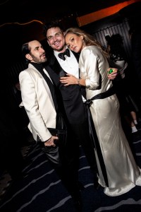 Marc Jacobs, Charly Defrancesco and Kate Moss at the The King's Trust gala held at Cipriani South Street on May 2, 2024 in New York, New York.