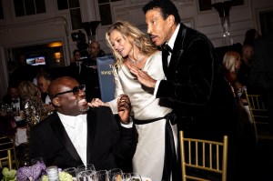 Edward Enninful, Kate Moss and Lionel Richie