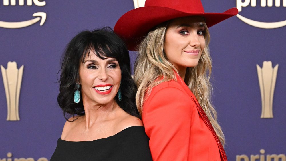 mom Michelle and Lainey Wilson at the Academy of Country Music Awards on May 16 in Frisco, Texas, red carpet, Area, Western