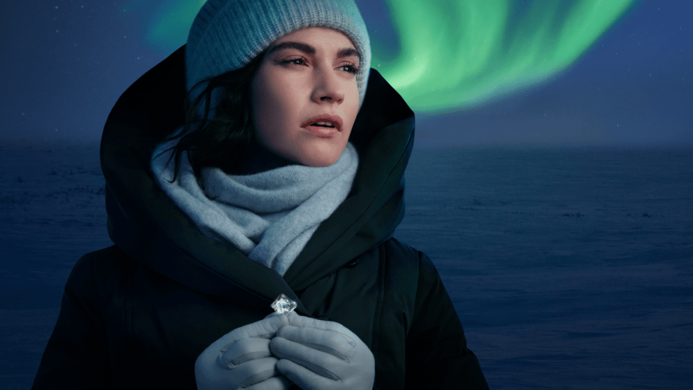 Lily James Stars in the Natural Diamond Council's Latest Campaign
