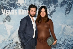 Michael Angarano and Maya Erskine