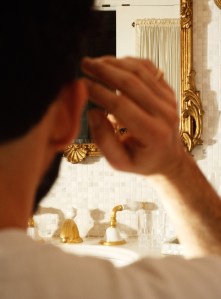 Morgan Spector gets ready for the Met Ball with Willy Chavarria