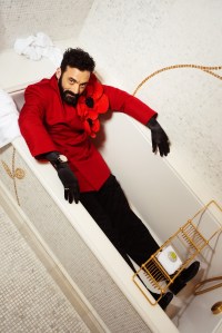 Morgan Spector gets ready for the Met Ball with Willy Chavarria