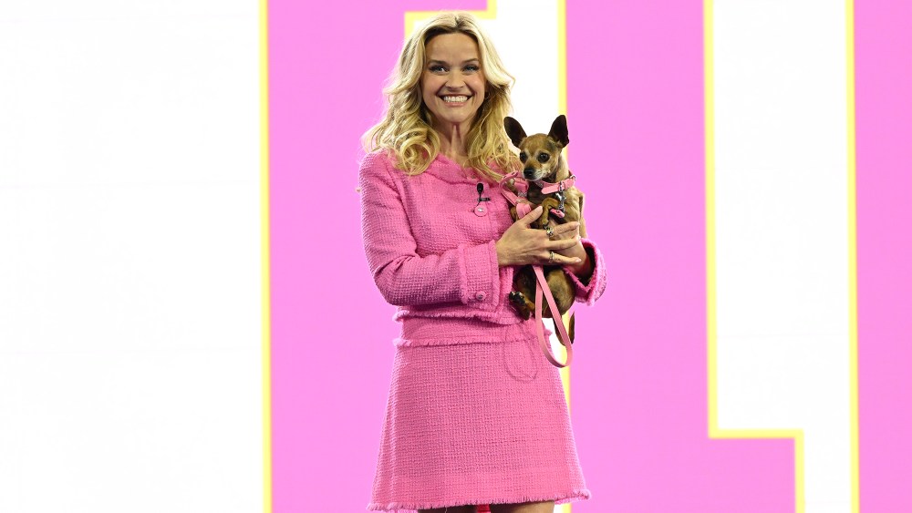 Reese Witherspoon attends Amazon's Upfronts on May 14 in New York, Dolce & Gabbana, Legally Blonde, Elle Woods