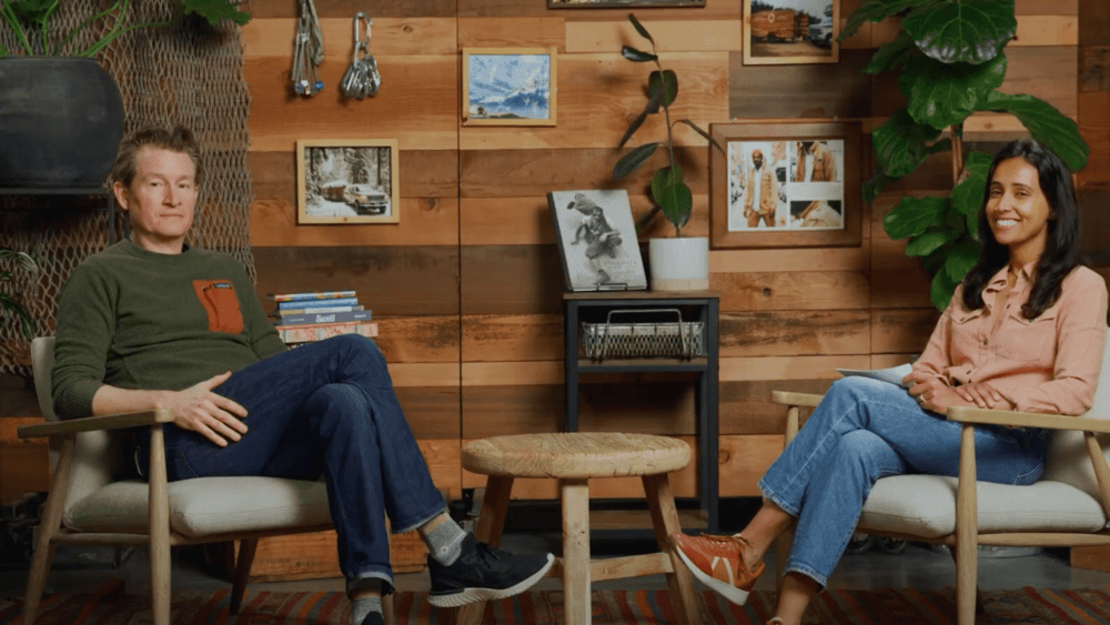 Ryan Gellert and Archana Ram of Patagonia.